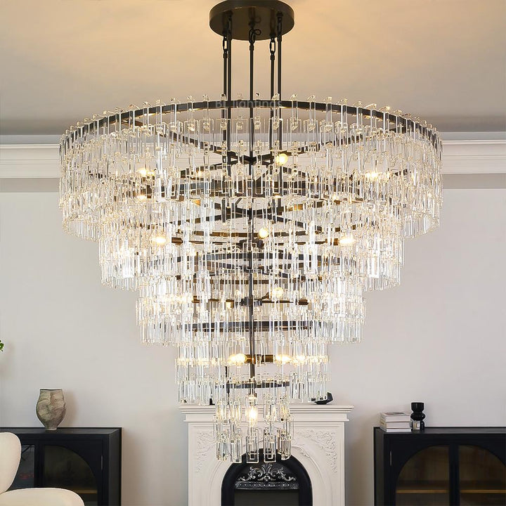 Maggie 5-Tier Round Chandelier 60"