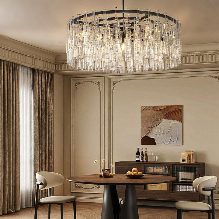 Maggie Crystal Round Chandelier 36"