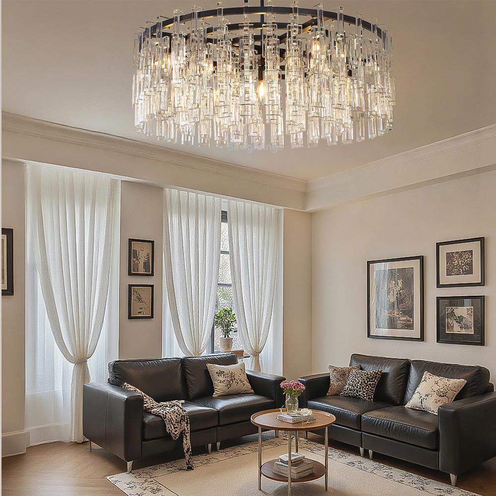 Maggie Crystal Round Chandelier 36"