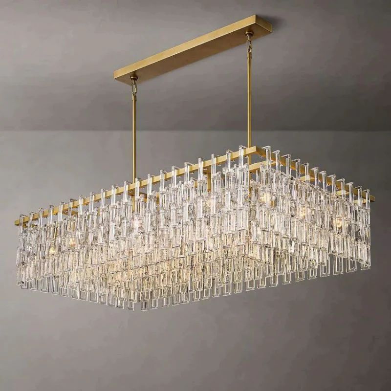 Maggie Rectangular Chandelier 60"