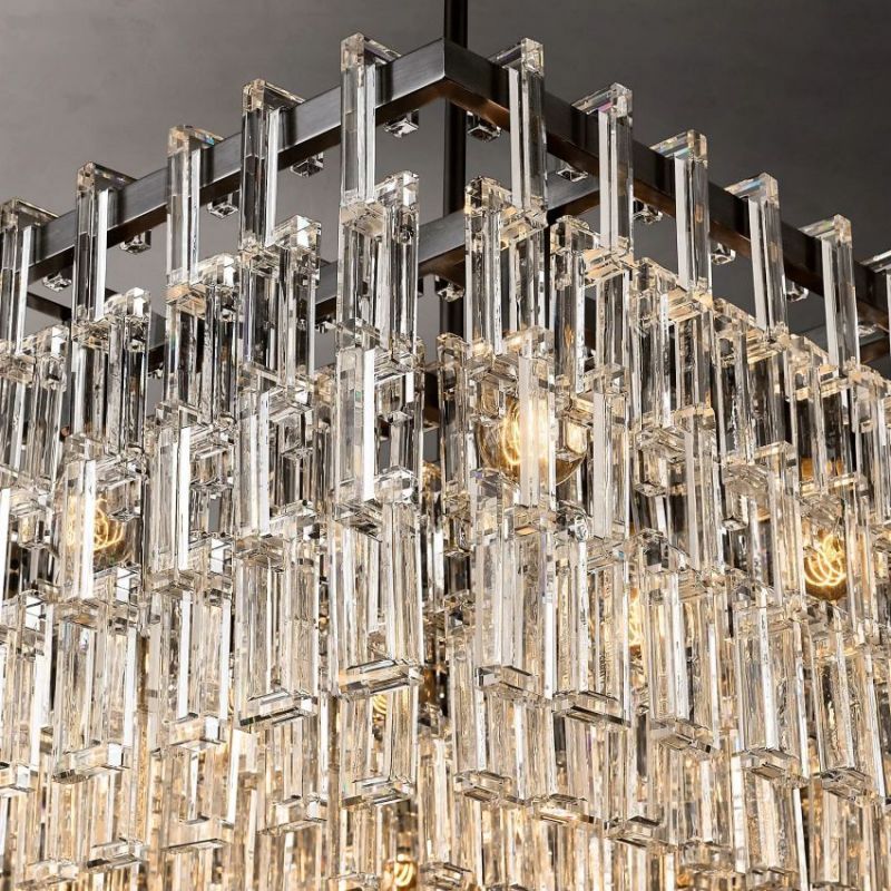 Maggie Rectangular Chandelier 60"