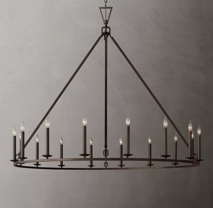 Marcus Openwork Round Chandelier 60"