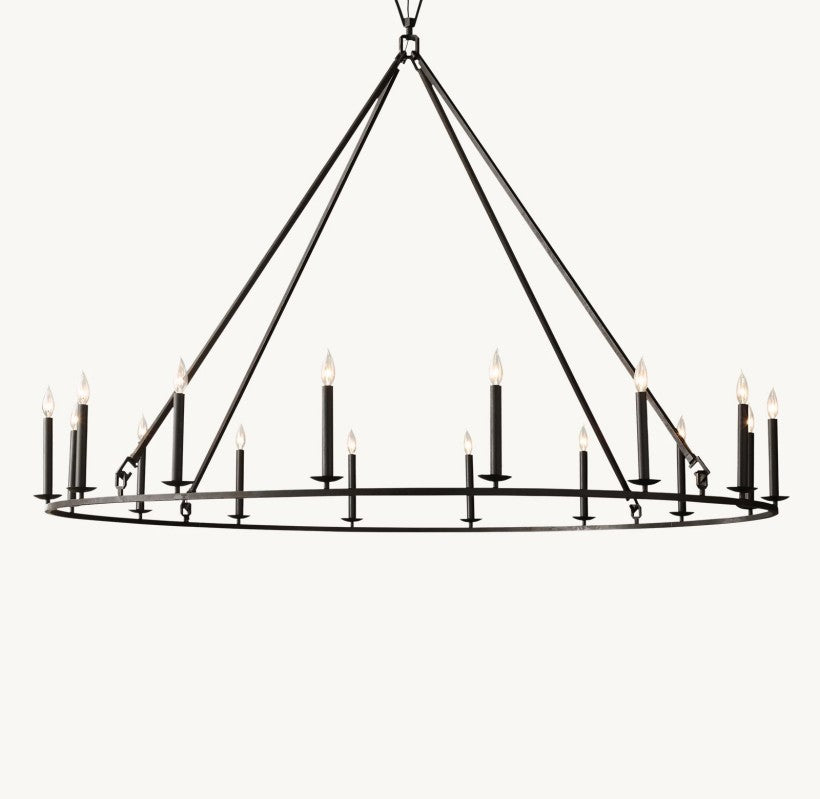 Marcus Openwork Round Chandelier 72"