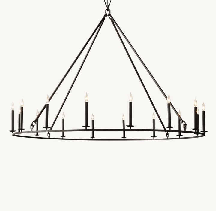 Marcus Openwork Round Chandelier 72"