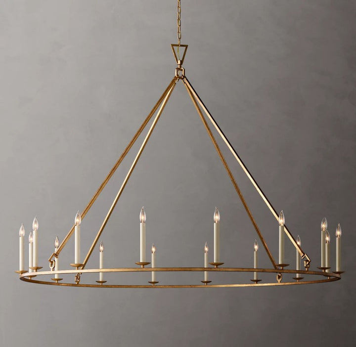 Marcus Openwork Round Chandelier 72"