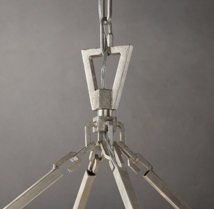 Marcus Openwork Two-Tier Round Chandelier 40"