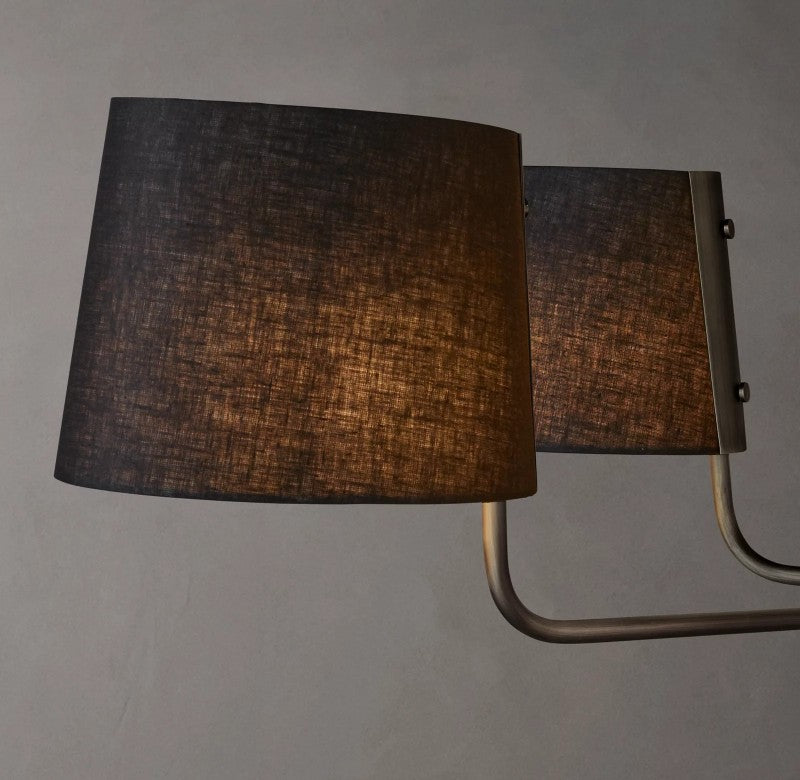 Marina Linear Fabric Chandelier 72"