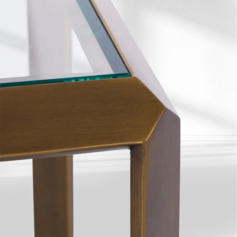 Maxic Glass Console Table