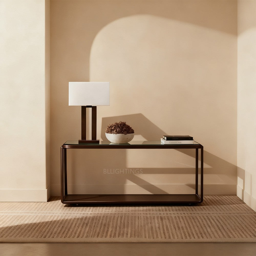 Maxic Glass Console Table