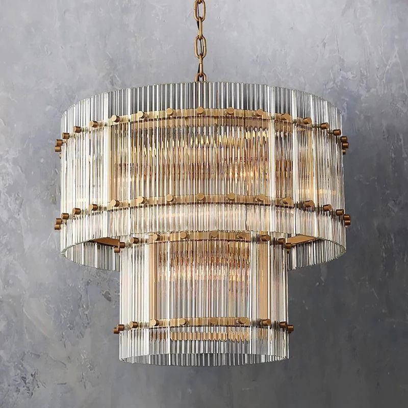Mervin 2-Tier Round Chandelier 22"