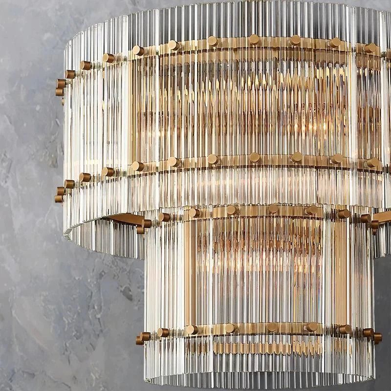 Mervin 2-Tier Round Chandelier 22"
