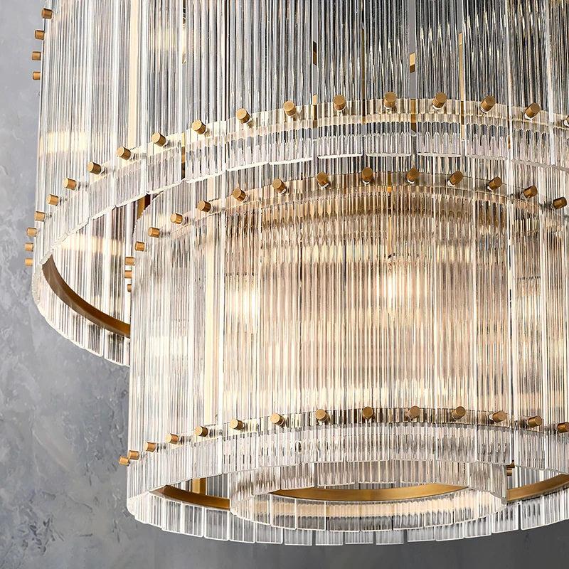 Mervin 2-Tier Round Chandelier 37"