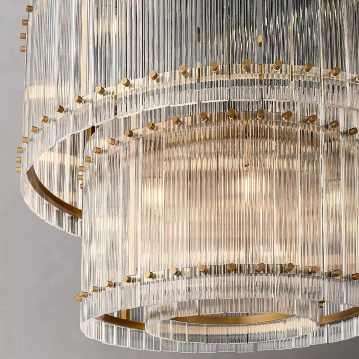Mervin 2-Tier Round Chandelier 37"