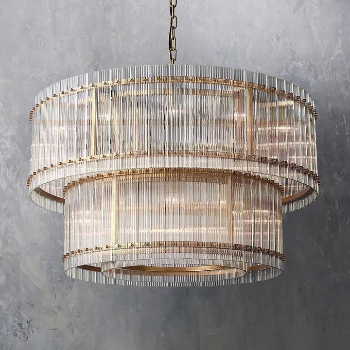 Mervin 2-Tier Round Chandelier 48"