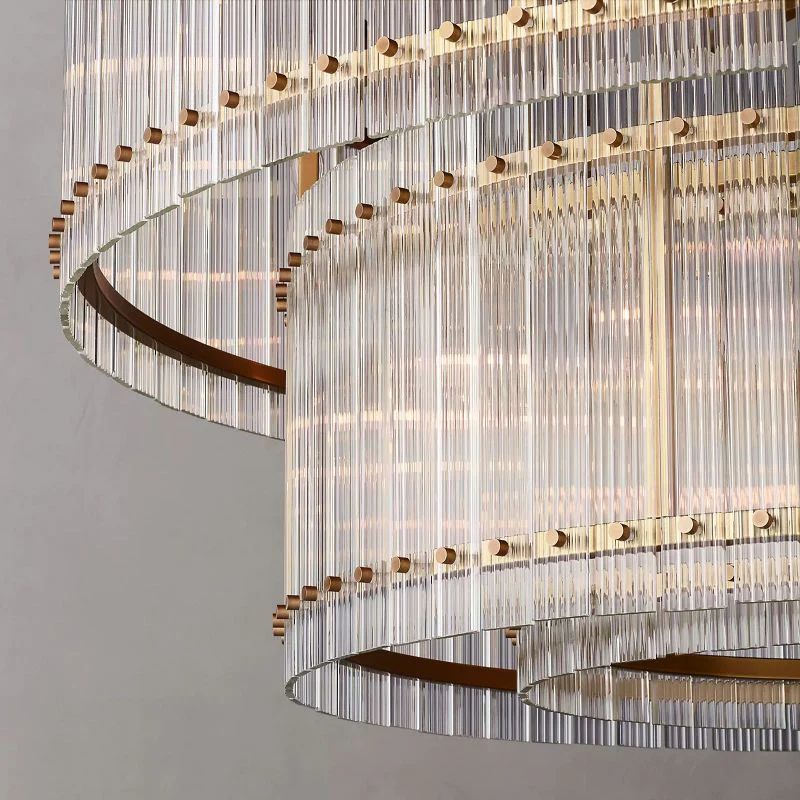 Mervin 2-Tier Round Chandelier 60"