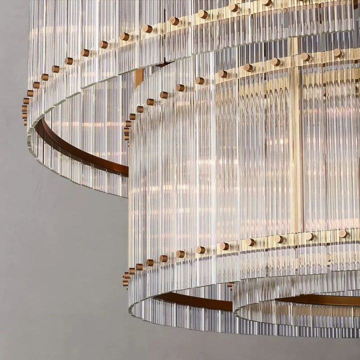 Mervin 2-Tier Round Chandelier 60"