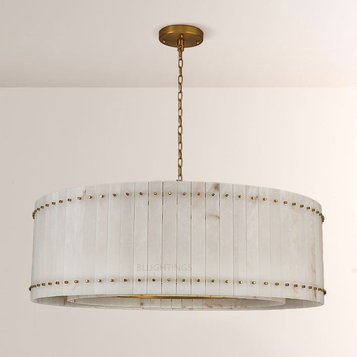 Mervin Alabaster Round Chandelier 48"