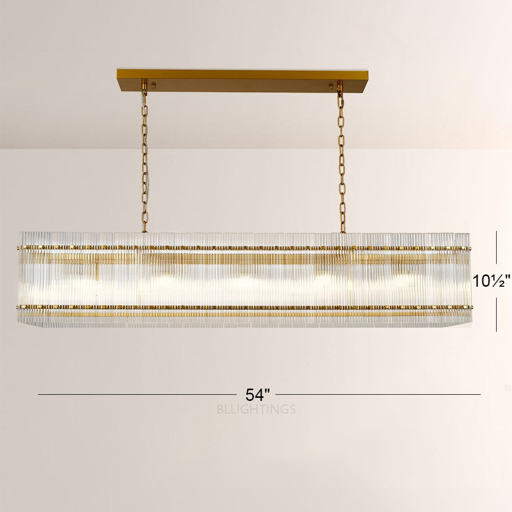 Mervin Rectangle Chandelier 54"
