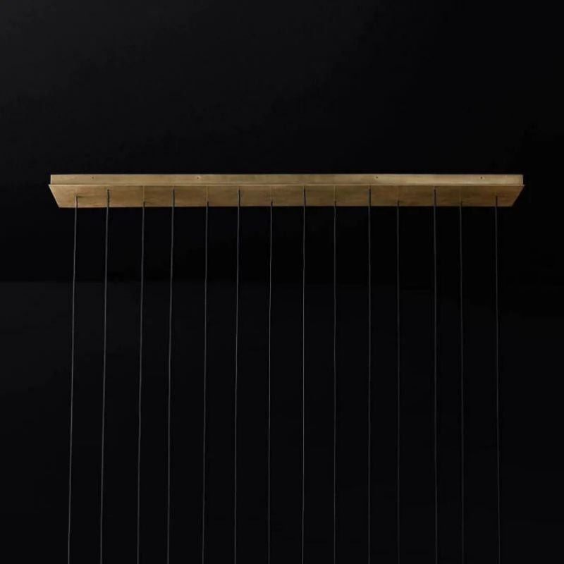 Aquitaine Modern Linear Dining Room Chandelier 72"
