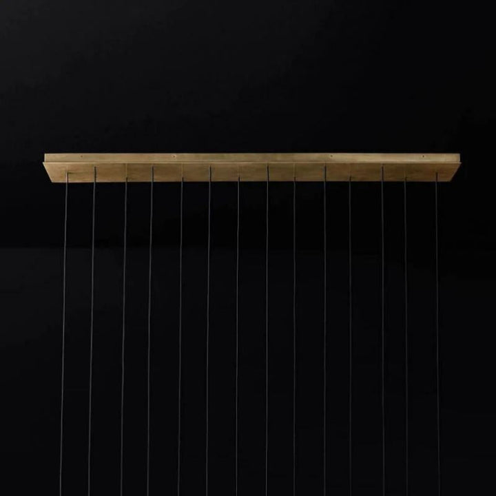 Aquitaine Modern Linear Dining Room Chandelier 72"