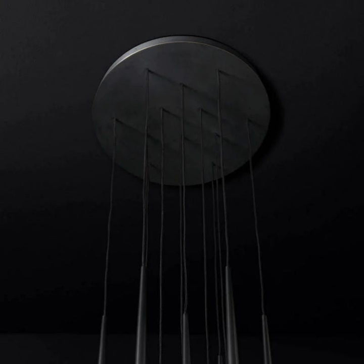 Aquitaine Modern Round Bed Room Chandelier 24"