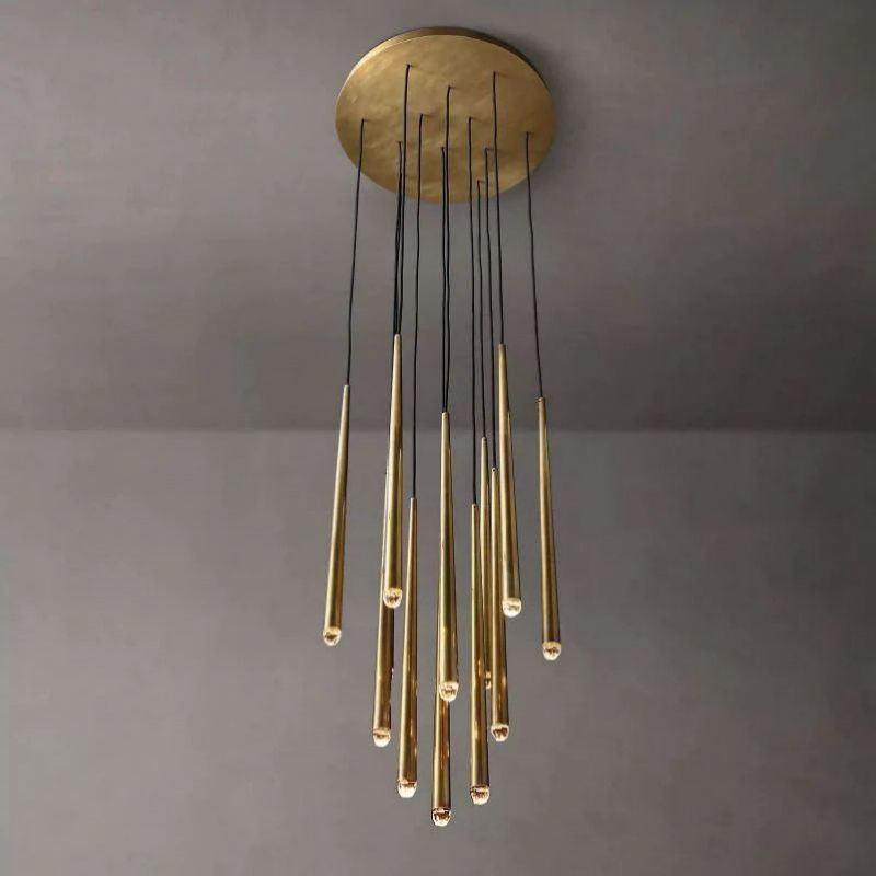 Aquitaine Modern Round Bed Room Chandelier 24"