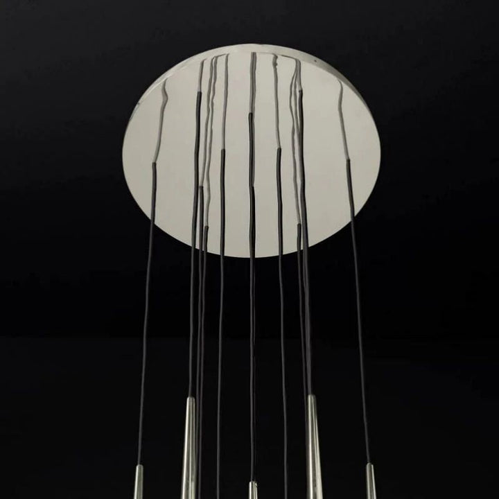Aquitaine Modern Round Bed Room Chandelier 24"