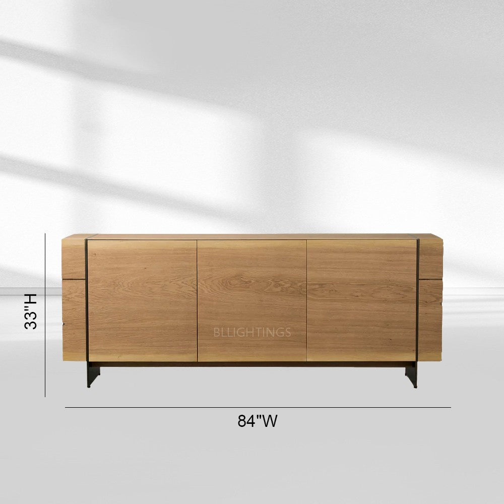 Mihaile Oak Sideboard