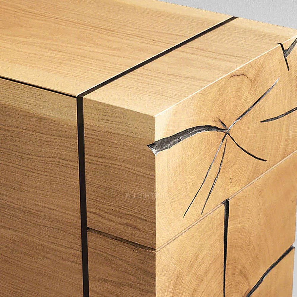 Mihaile Oak Sideboard