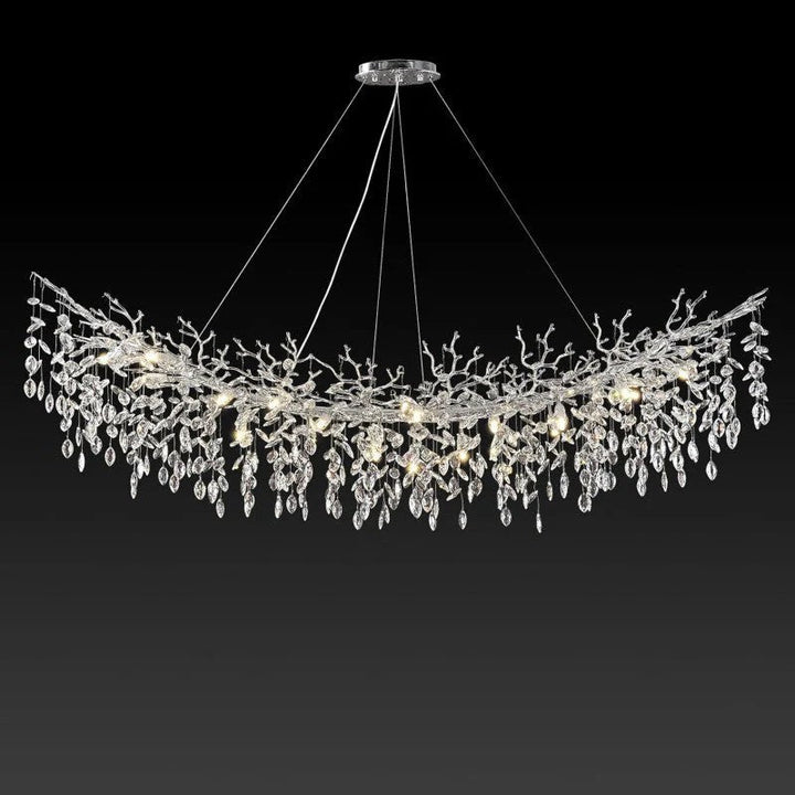 Modern Crystal Tree Branch Chandelier