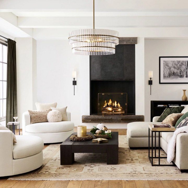 Monica Crystal Round Chandelier