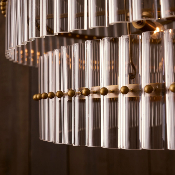 Monica Crystal Round Chandelier