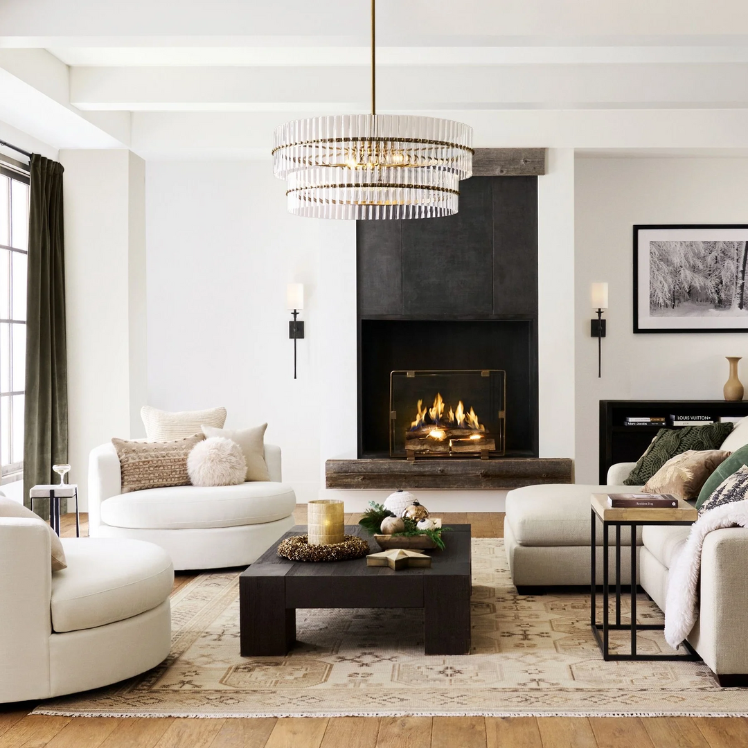 Monica Crystal Round Chandelier