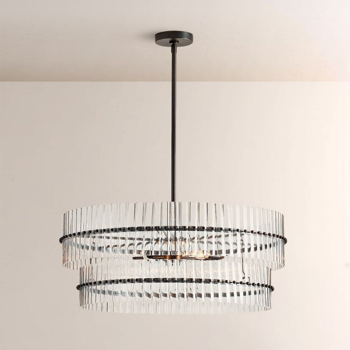 Monica Crystal Round Chandelier
