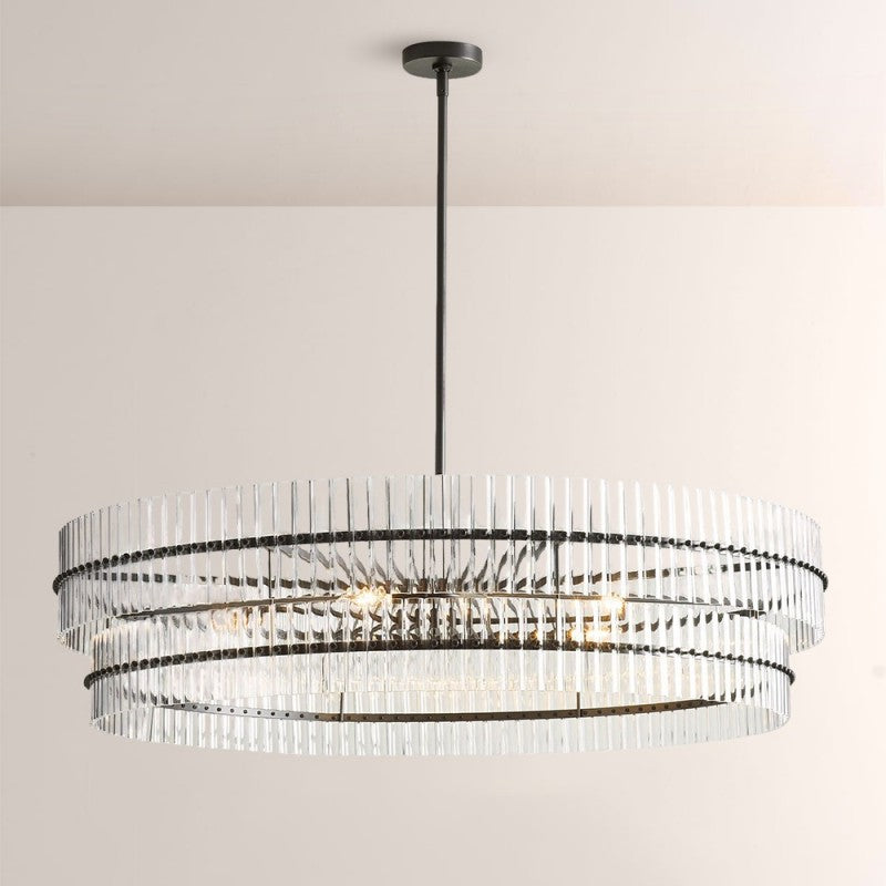 Monica Crystal Round Chandelier