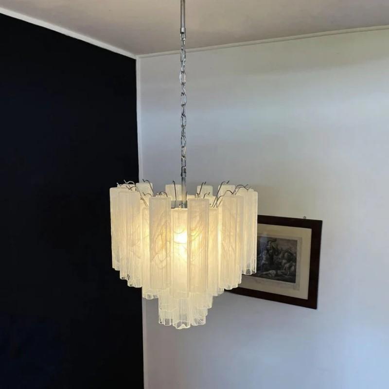Murino Tube Chandelier- Alabaster white
