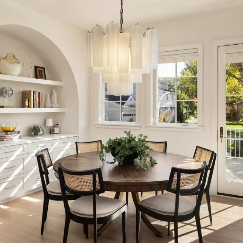 Murino Tube Chandelier  – Matte white