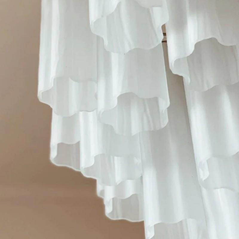 Murino Tube Chandelier  – Matte white