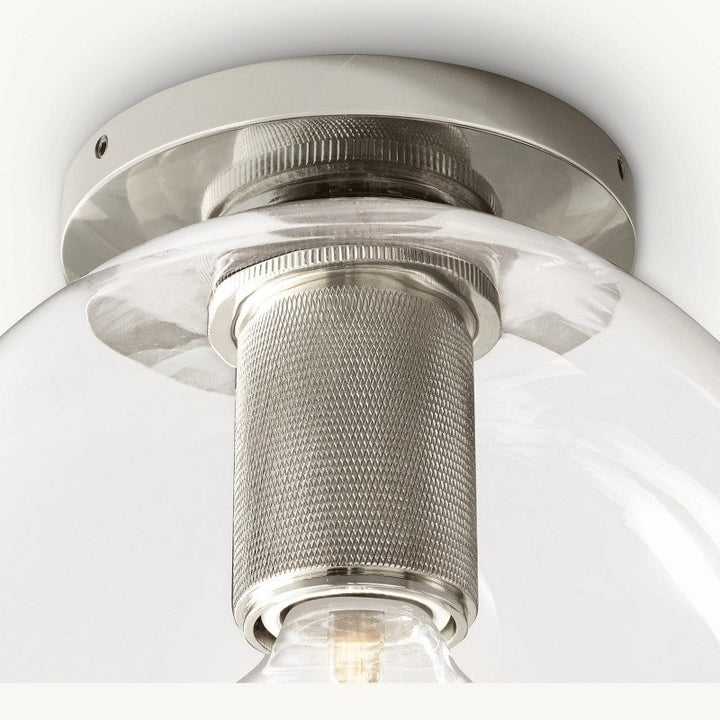 Navier Globe Shade Flushmount