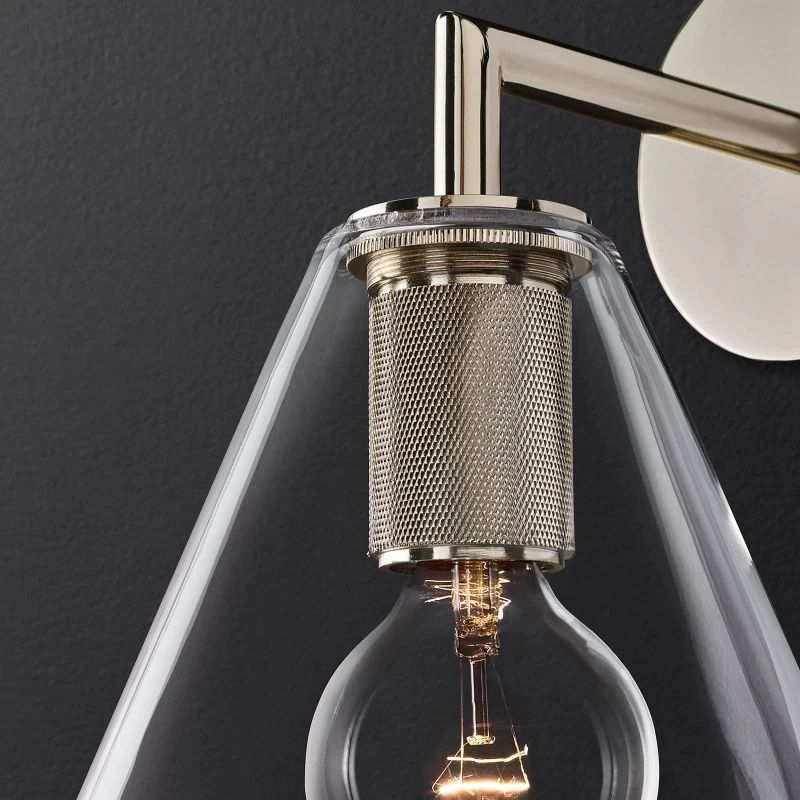 Navier Funnel Shade Bathroom Sconce