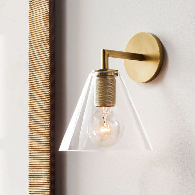 Navier Funnel Shade Bathroom Sconce