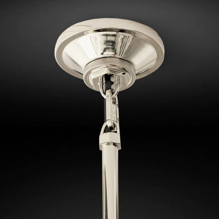 Navier Glass Funnel Island Pendant