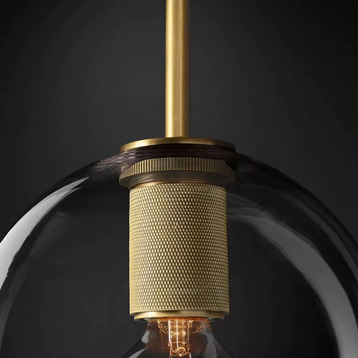 Navier Globe Shade Bedroom Pendant Light 8"