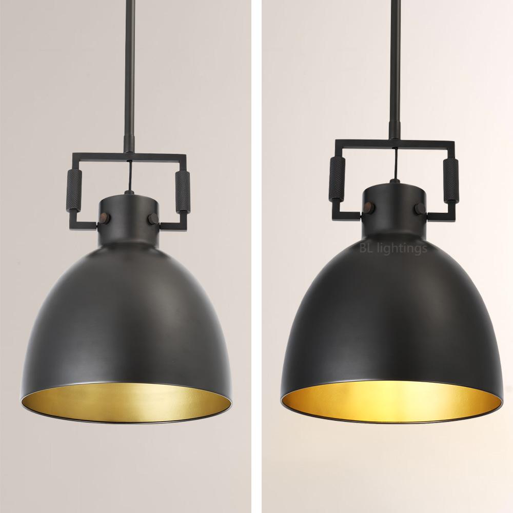 Navier Metal Cloche Pendant