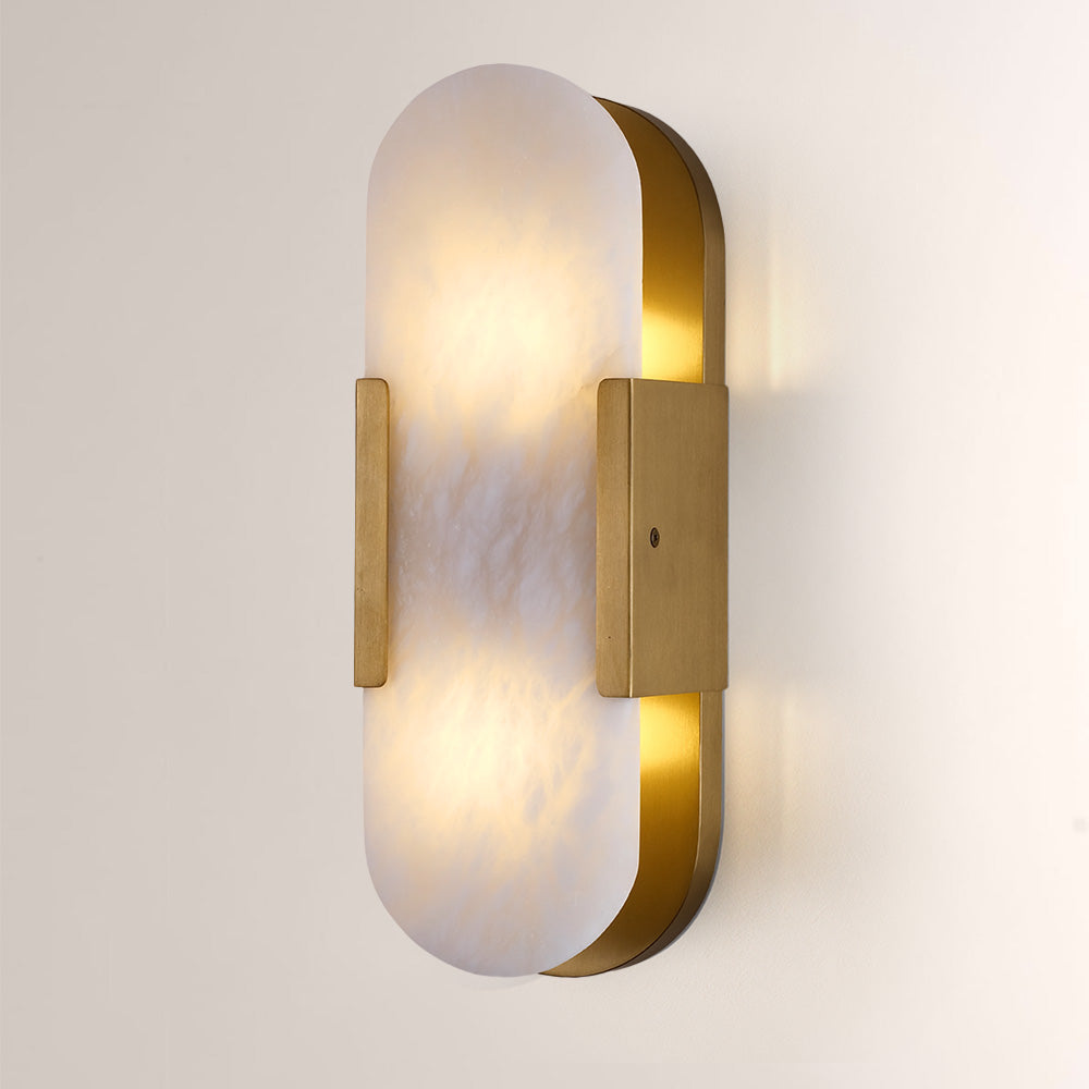 Alabaster OpalEdge Oval Wall Sconce
