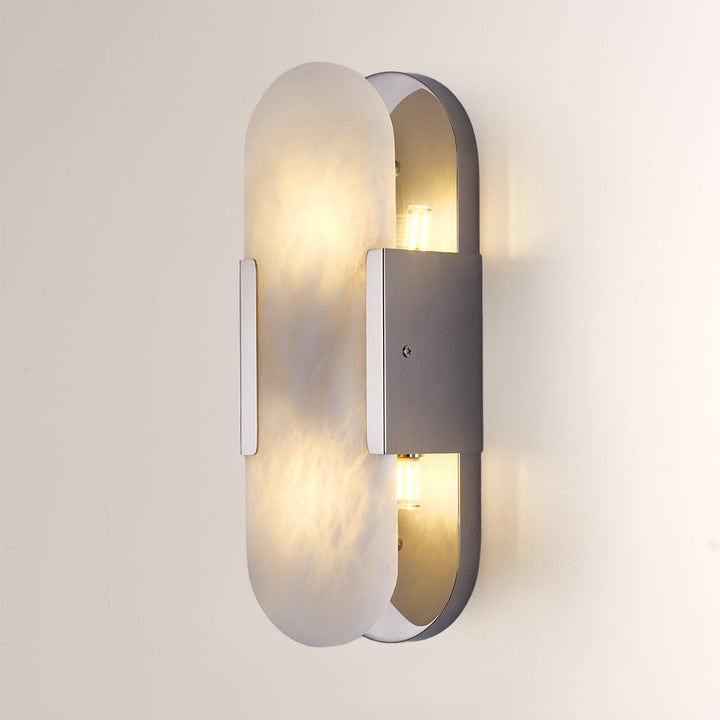 Alabaster OpalEdge Oval Wall Sconce