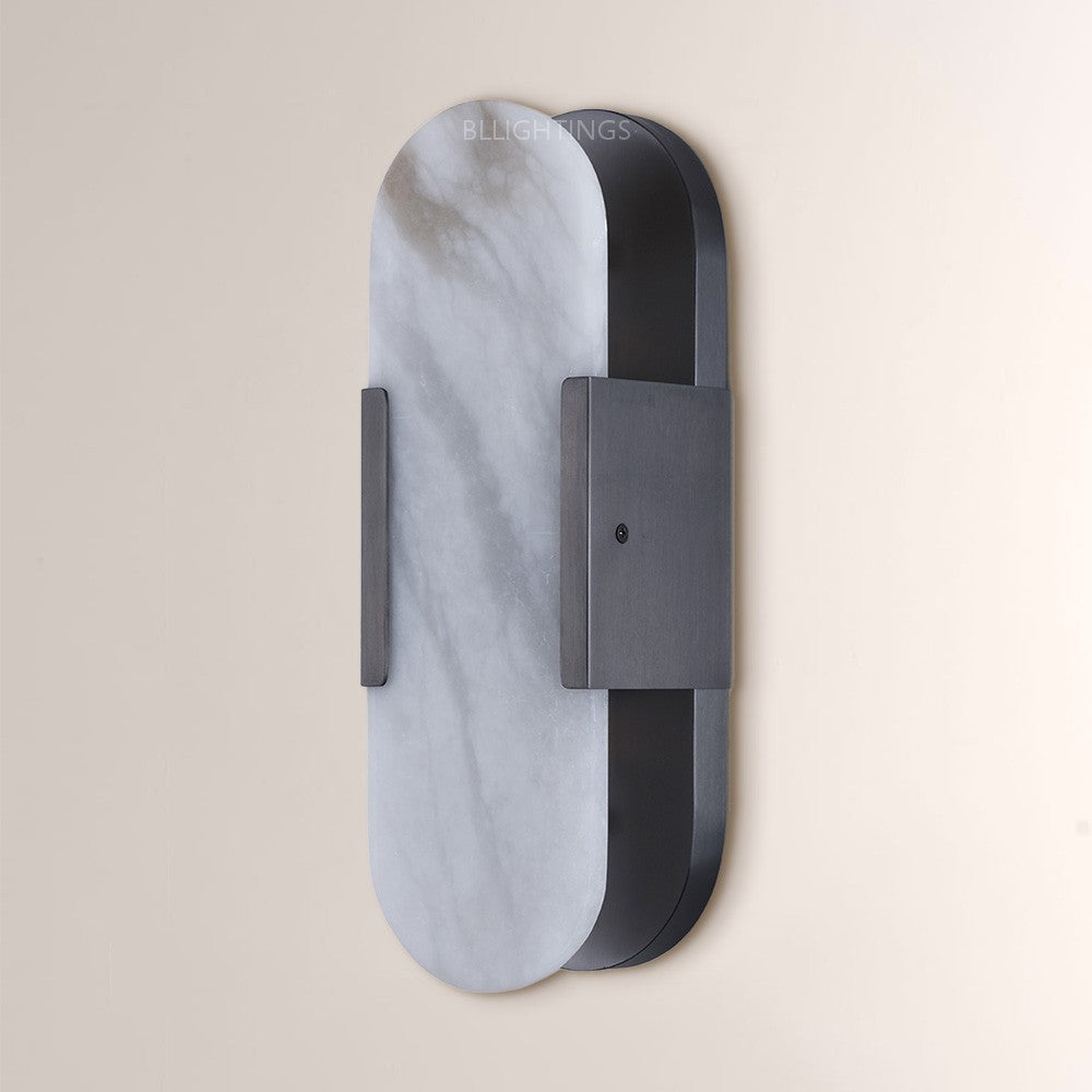 Alabaster OpalEdge Oval Wall Sconce