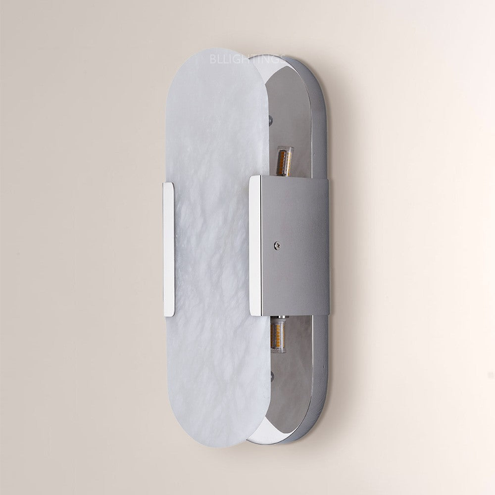 Alabaster OpalEdge Oval Wall Sconce