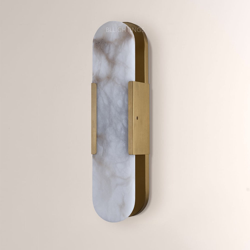Alabaster OpalEdge Oval Wall Sconce