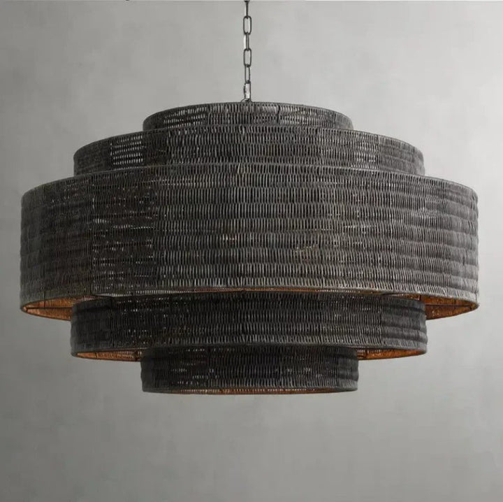 Pallue Rattan Chandelier